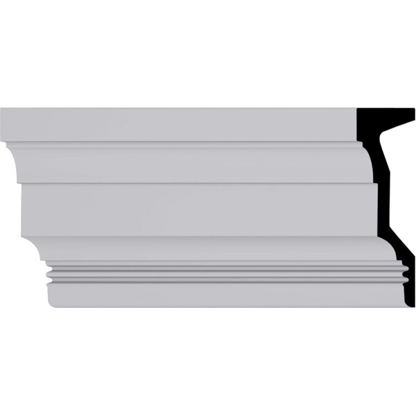 Ekena Millwork 11 7/8"H x 3 1/2"P x 94 1/2"L Standard Moulding MLD12X04ST - main